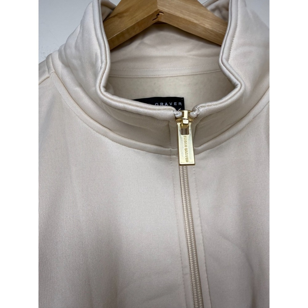 Susan Graver Chic Fleece Cinched Waist Jacket Sandshell, Size 2X #44M - Picture 8 of 11